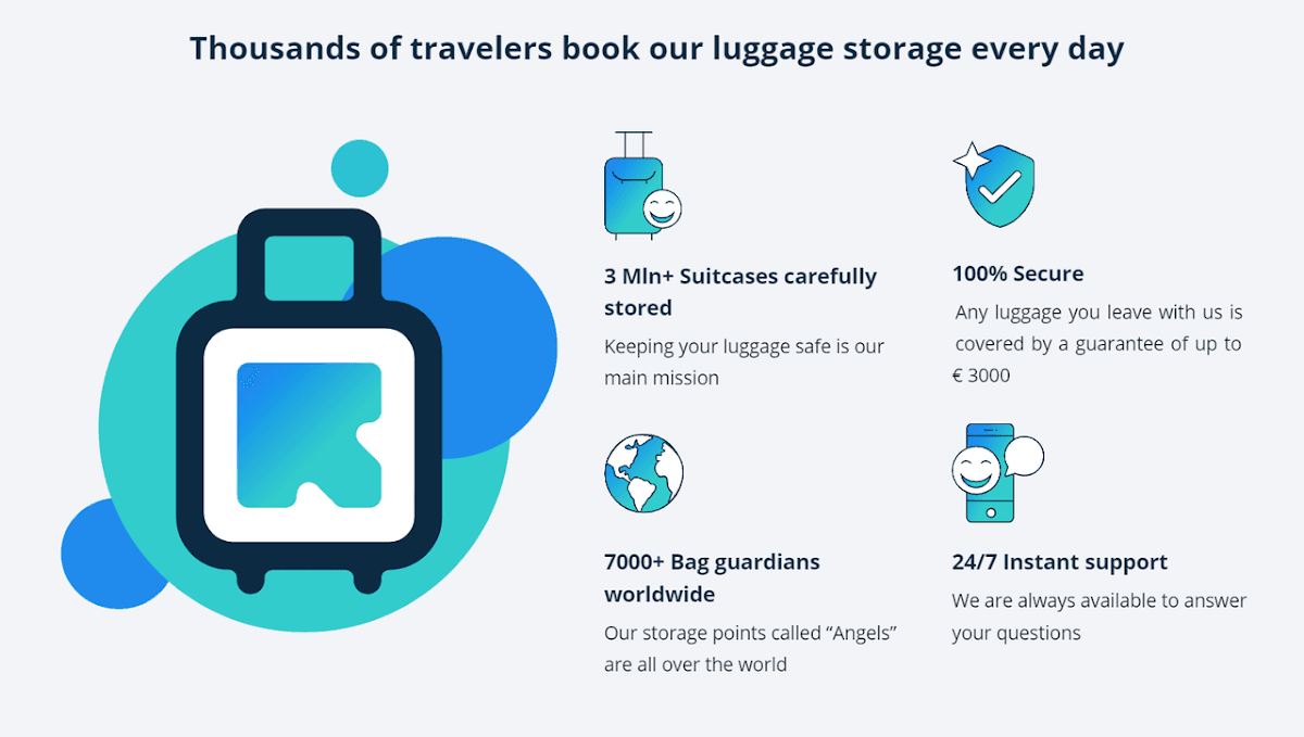 Luggage Storage Los Corales Beach Bavaro - Radical Storage - Imagen 3